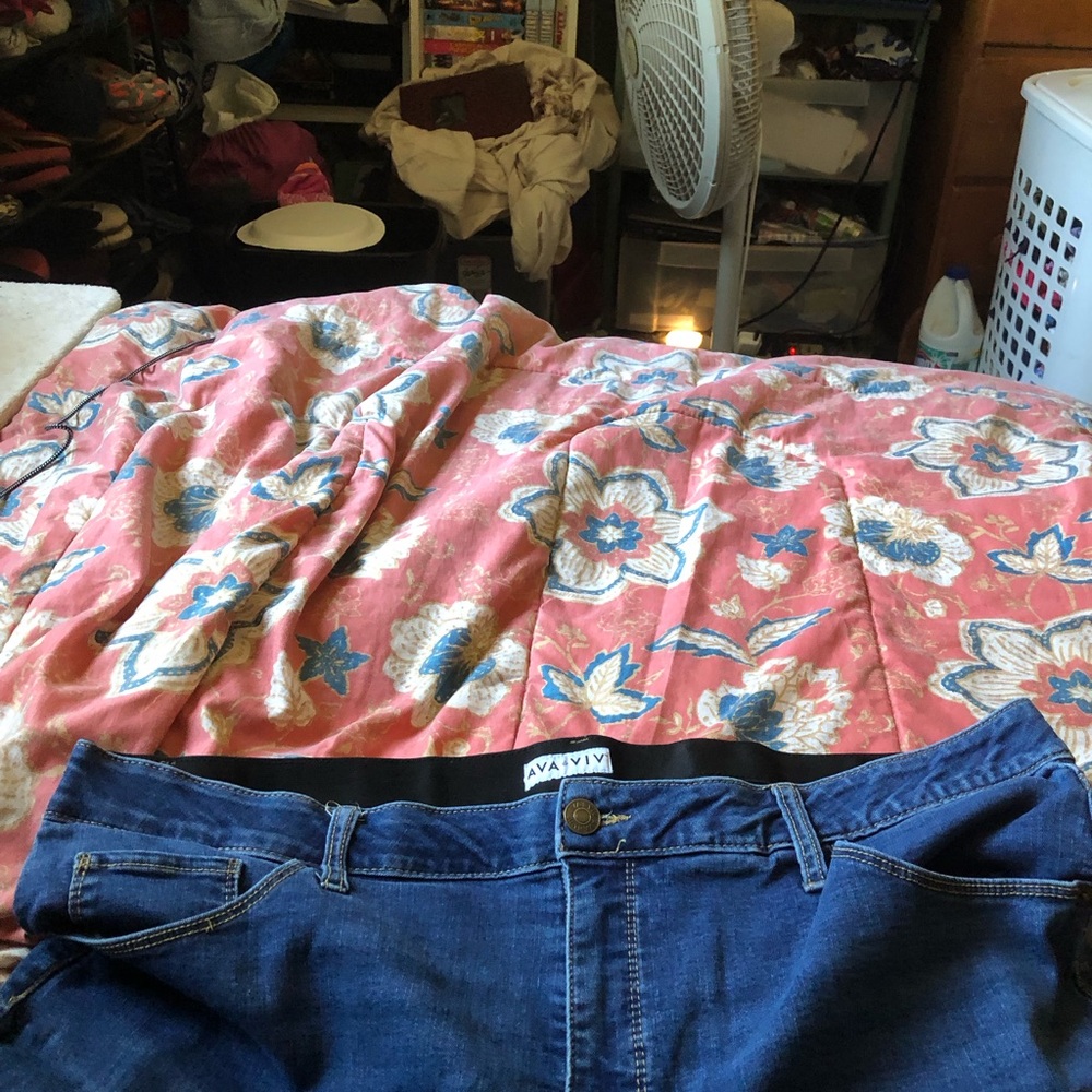 Ava & Viv Dark Blue Stretch Jeans - Picture 7 of 10